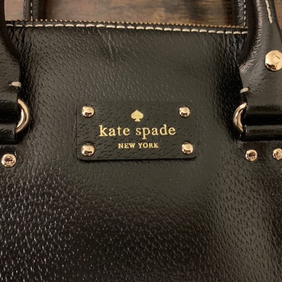 Kate Spade Black Leather Structured Doctor Bag - Like New! - Picture 5 of 15